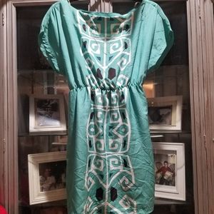 Charlotte Russe Boho Teal Blouse